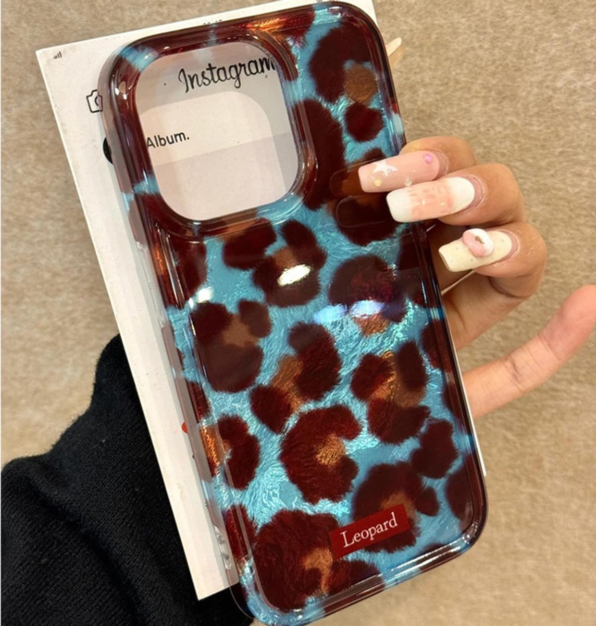 Retro Leopard Print iPhone Case