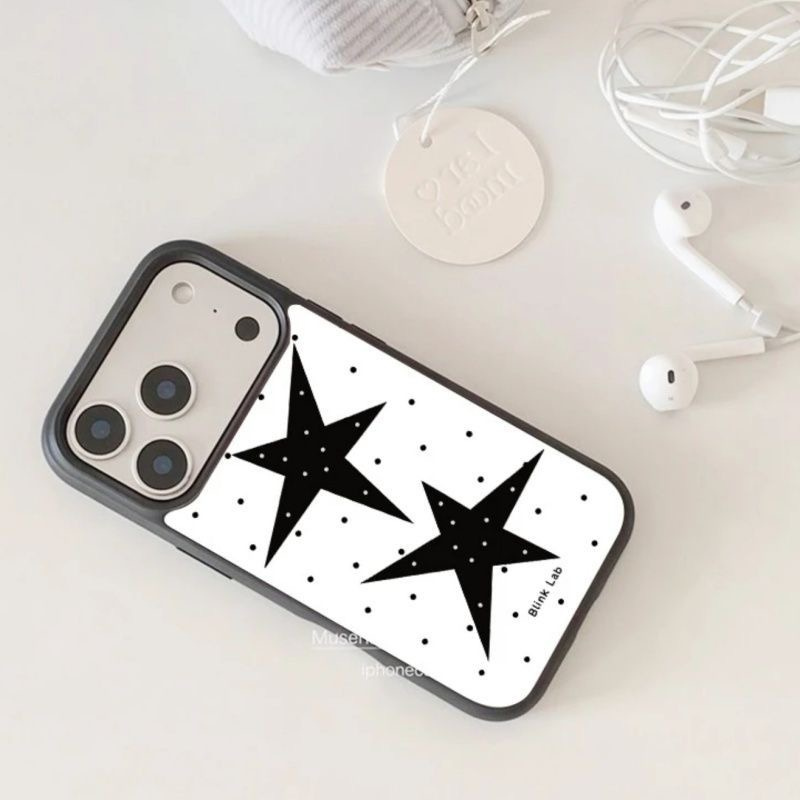 Black Star Aesthetic iPhone Case