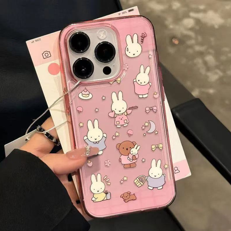Kawaii Pink Bunny Phone Case