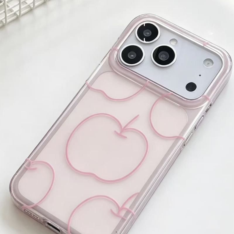 Pastel Apple Kawaii iPhone Case
