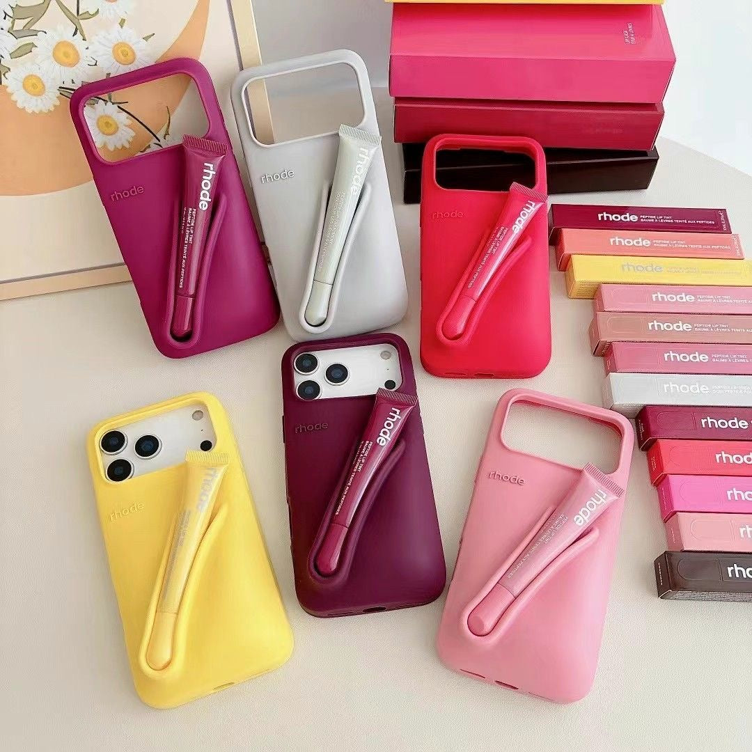iPhone Lip Balm Holder Silicone Case