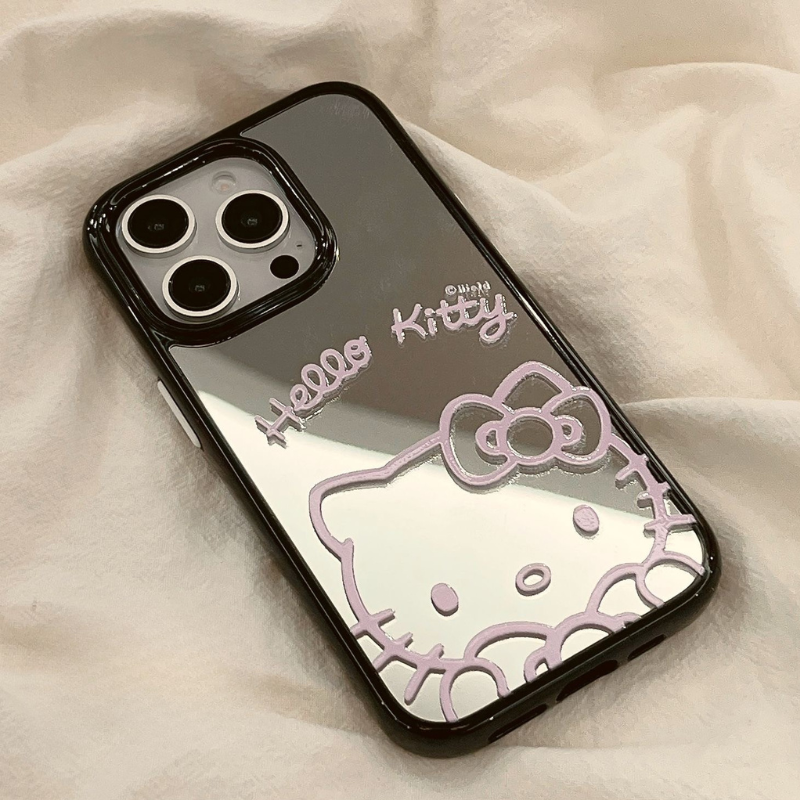 Kawaii Hello Kitty Mirror Phone Case