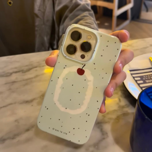 Cherry Mint iPhone Case