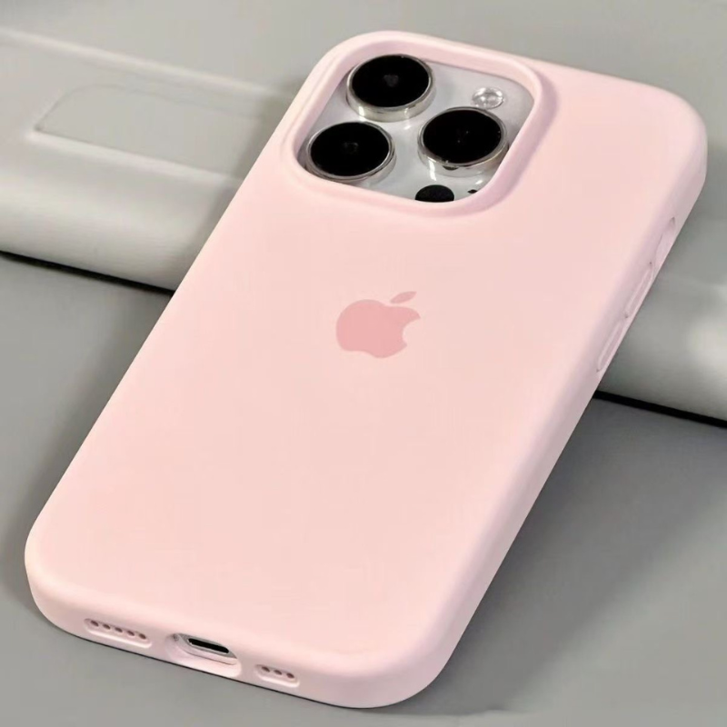 Silky Pink Soft Minimal iPhone Case