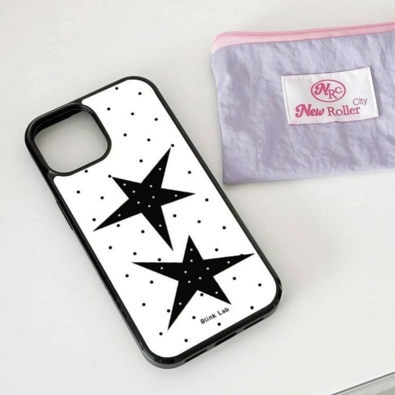 Black Star Aesthetic iPhone Case