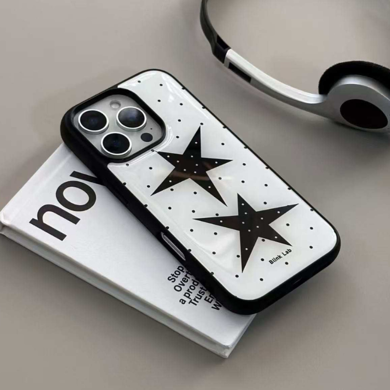 Black Star Aesthetic iPhone Case