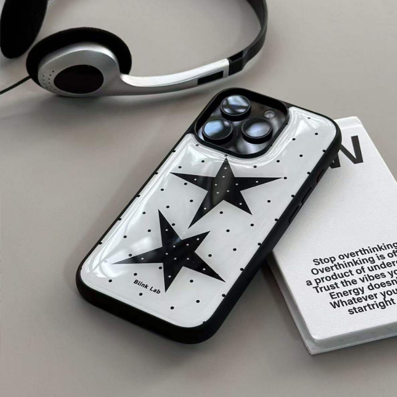 Black Star Aesthetic iPhone Case