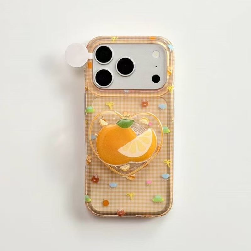 Cute Plaid Fruit iPhone Case