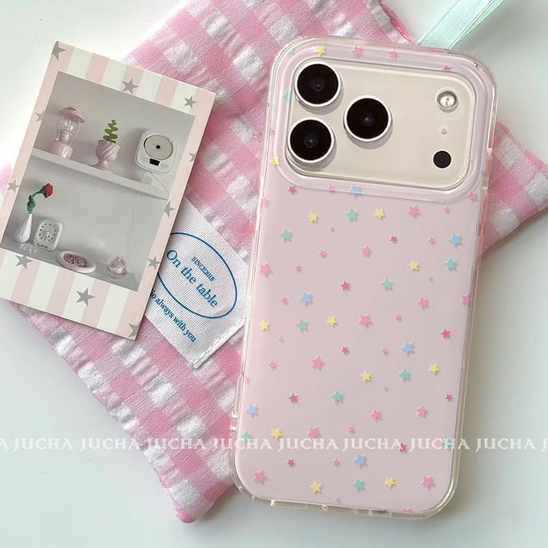 Dreamy Pastel Stars iPhone Case