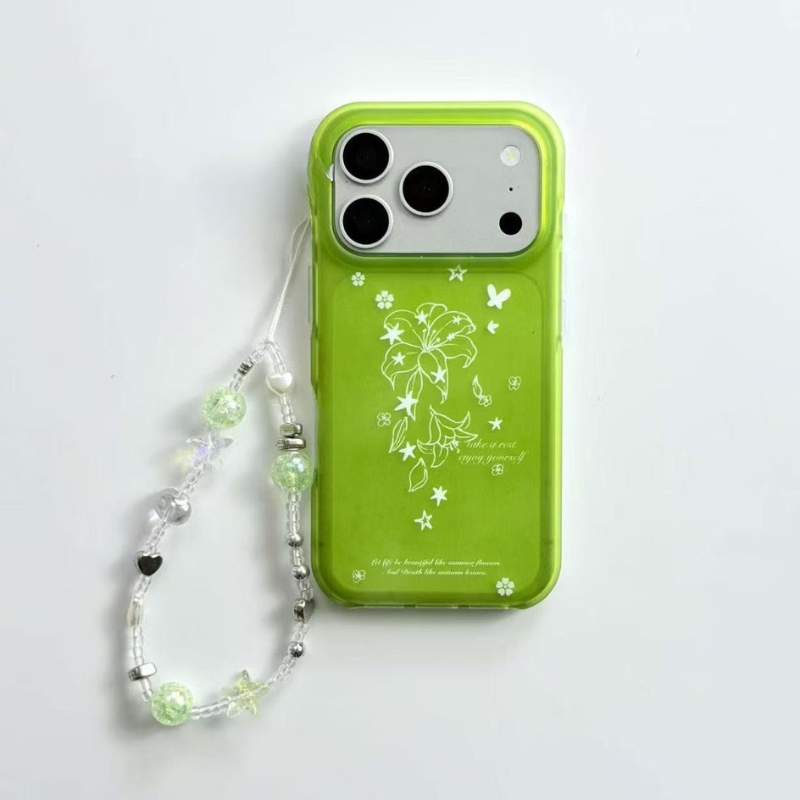 Fresh Lime Blossom iPhone Case