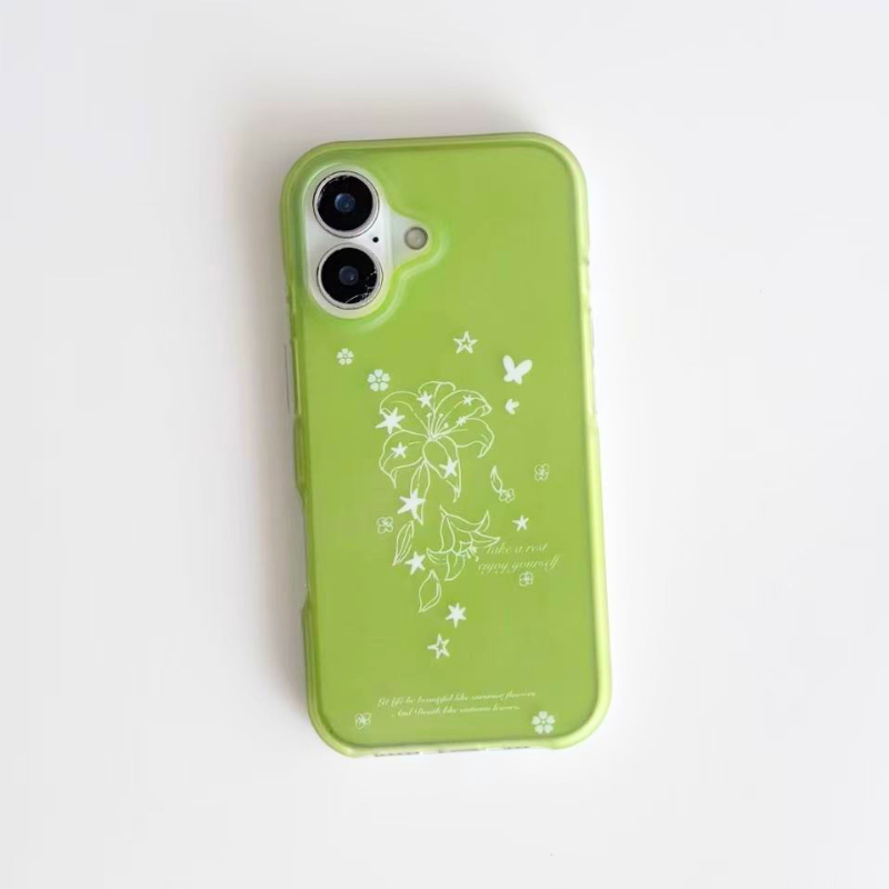 Fresh Lime Blossom iPhone Case