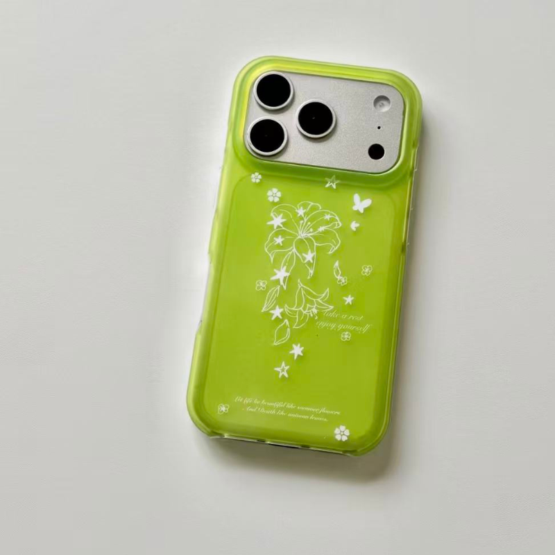 Fresh Lime Blossom iPhone Case