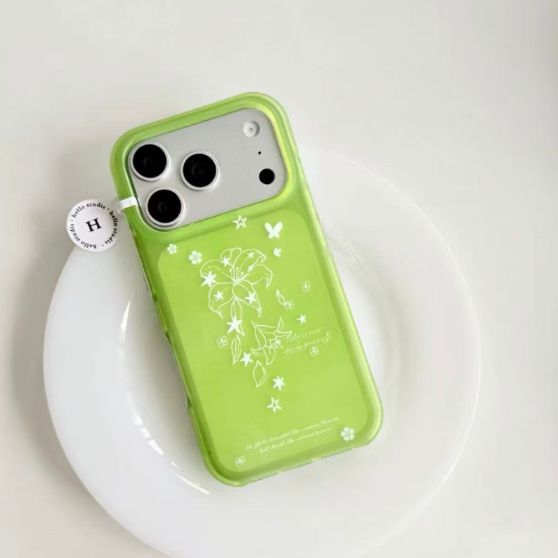 Fresh Lime Blossom iPhone Case