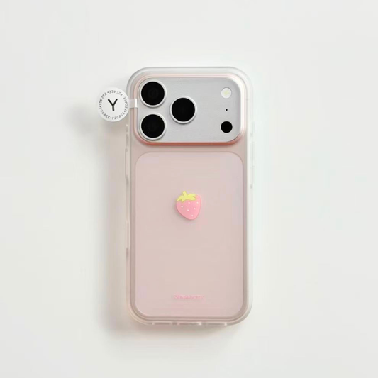 Sweet Strawberry Pink iPhone Case