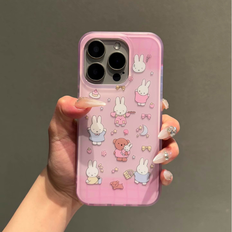Kawaii Pink Bunny Phone Case
