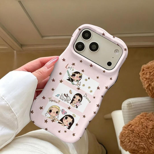 Let's Dance Together Pink Star Phone Case