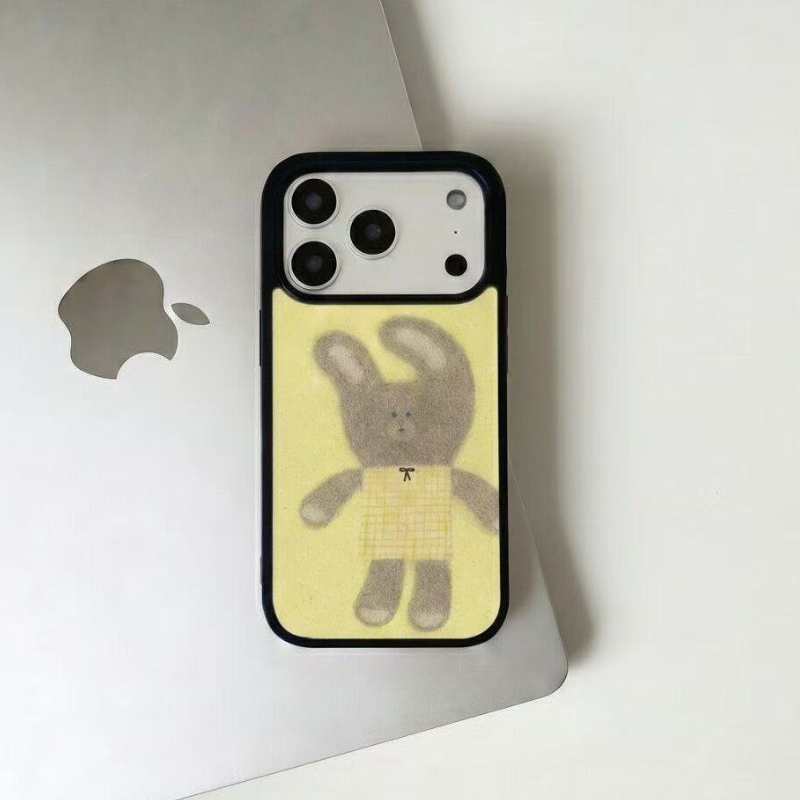 Little Ylellow Warm Bunny iPhone Case