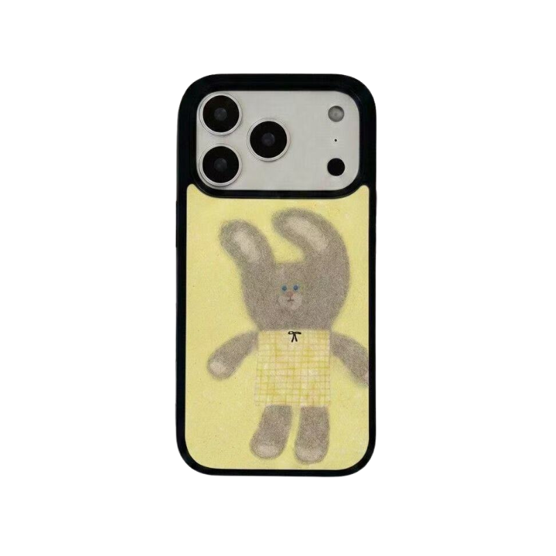Little Ylellow Warm Bunny iPhone Case