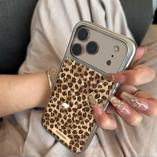 Luxury Leopard Print iPhone Case