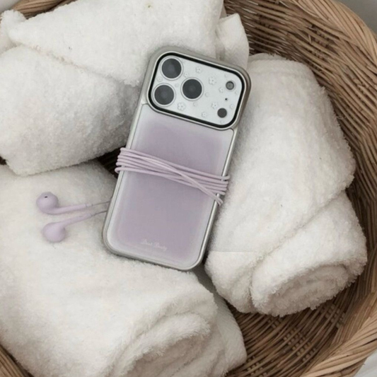 Minimal Purple Summer iPhone Case