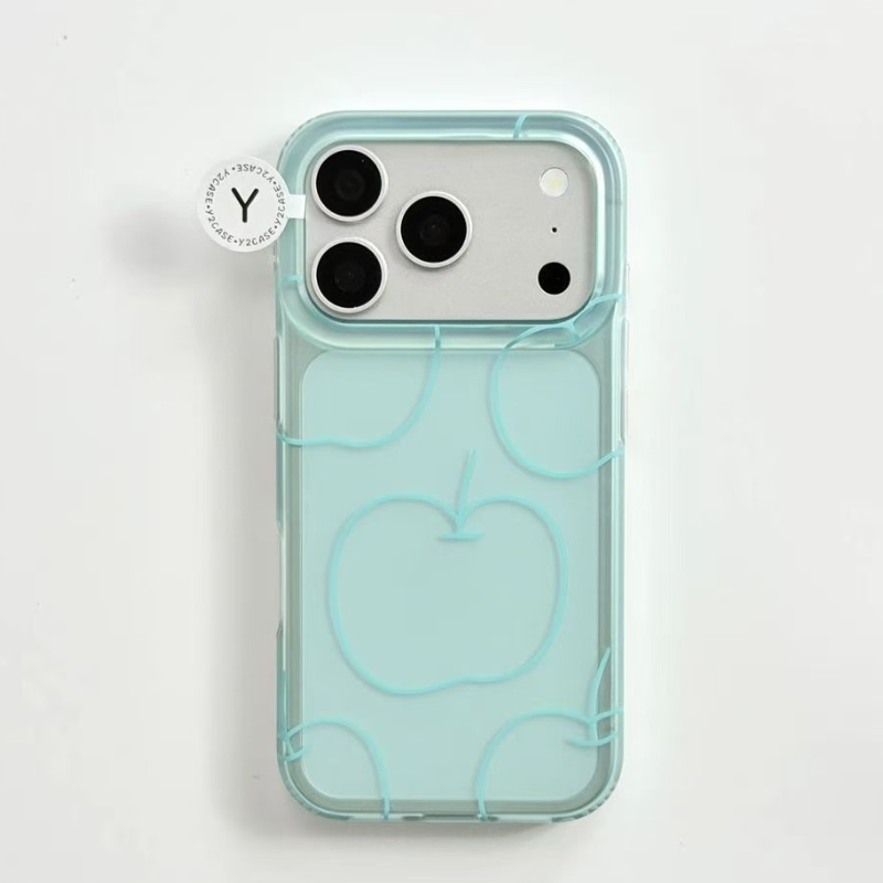 Mint Apple Kawaii iPhone Case