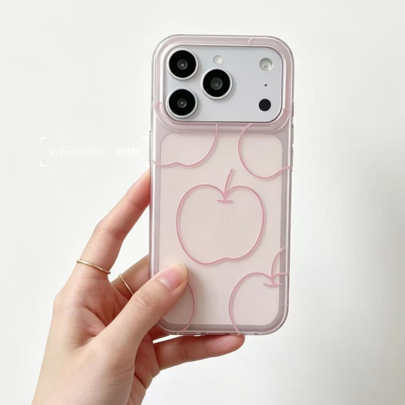 Pastel Apple Kawaii iPhone Case