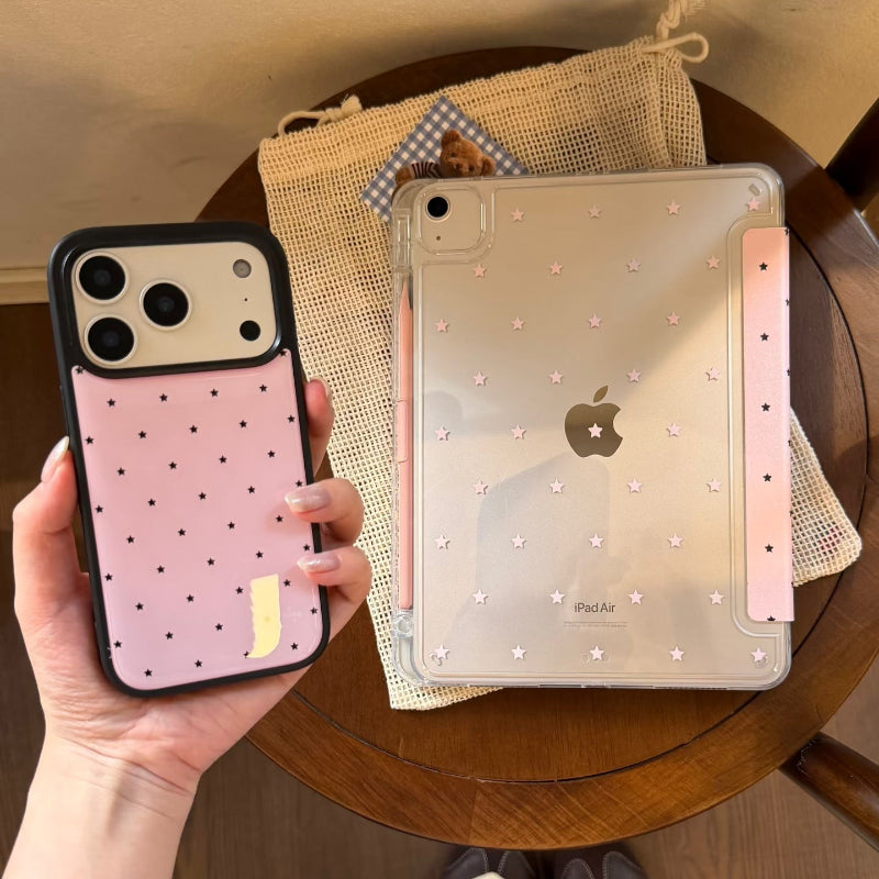 Pink Good Mood Star iPhone Case – Sweet Minimalist Style