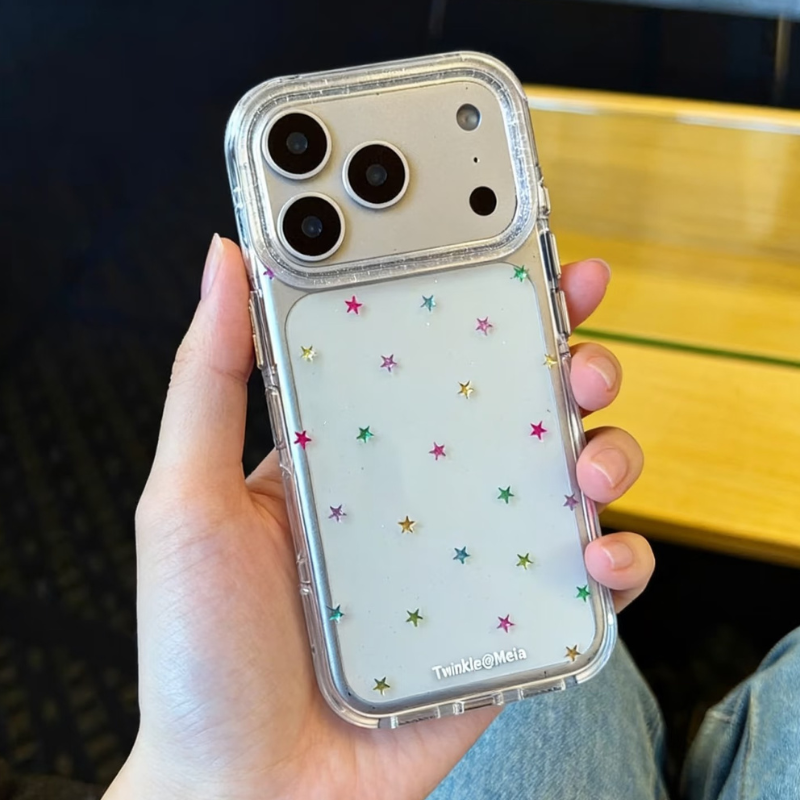 Twinkle Star Clear iPhone Case