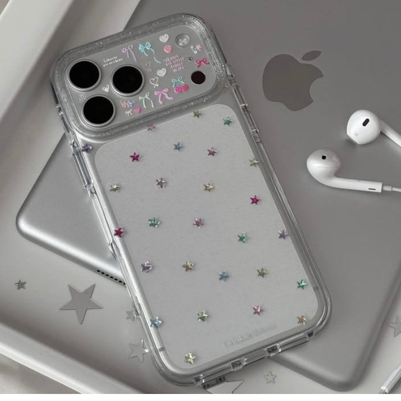 Twinkle Star Clear iPhone Case
