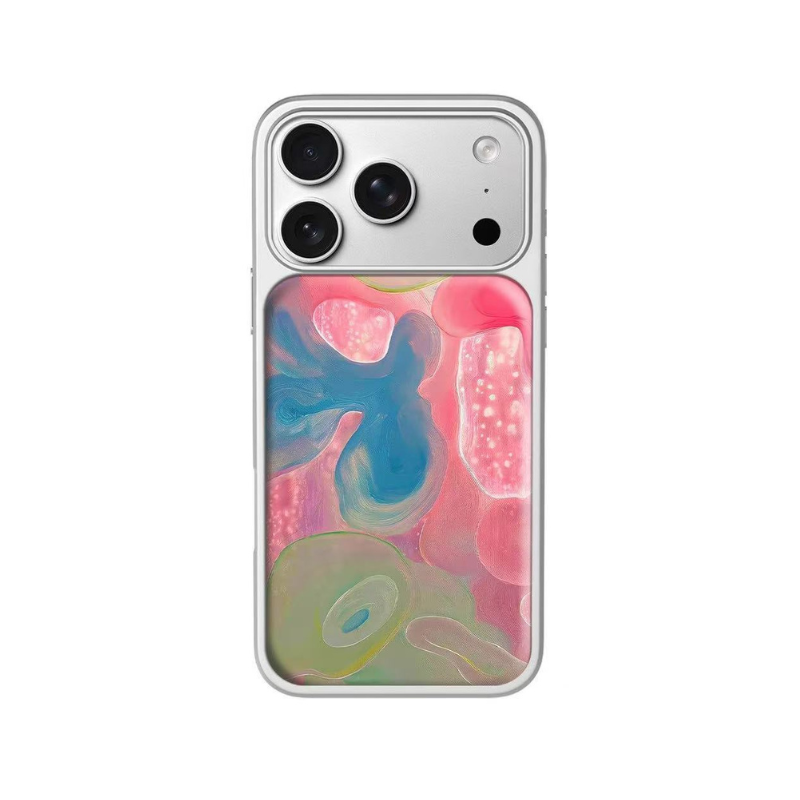 Vintage Romance iPhone Case – Pastel Abstract Art Case