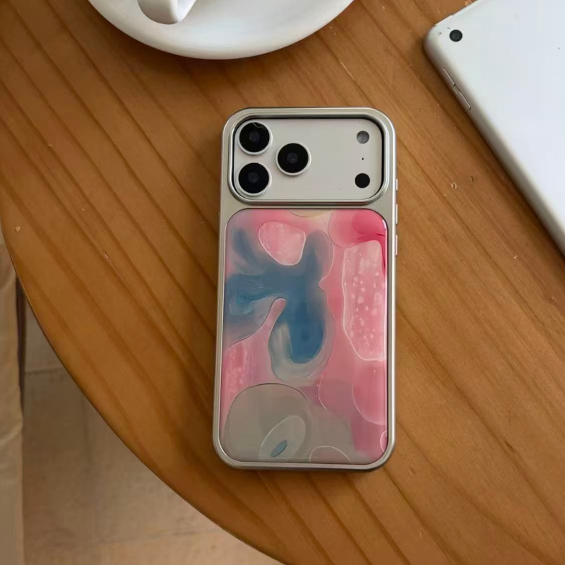 Vintage Romance iPhone Case – Pastel Abstract Art Case
