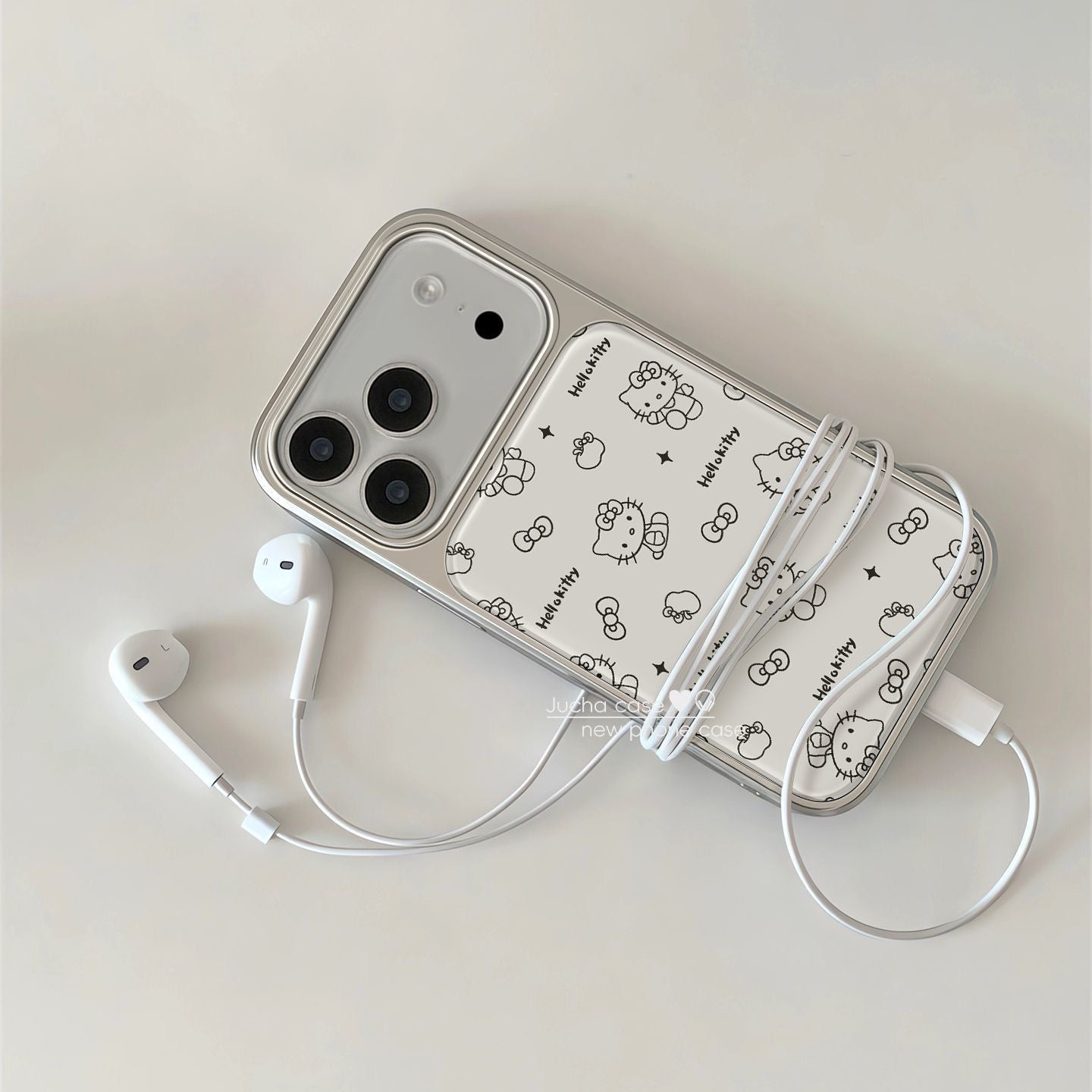 Electroplated Hello Kitty–Inspired iPhone Case