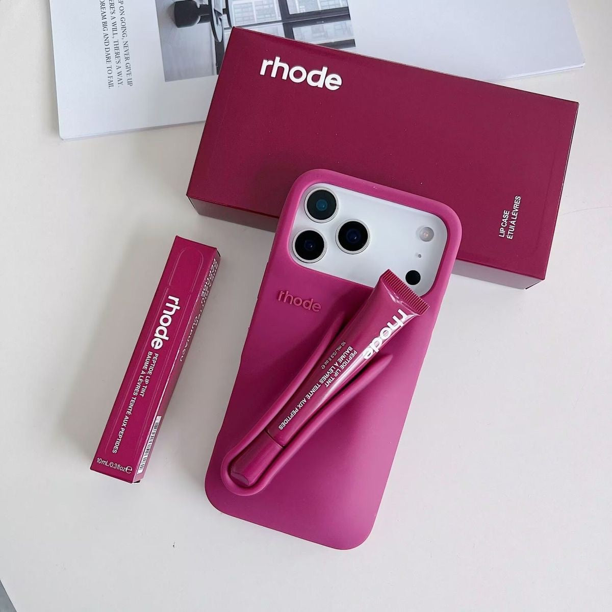 iPhone Lip Balm Holder Silicone Case