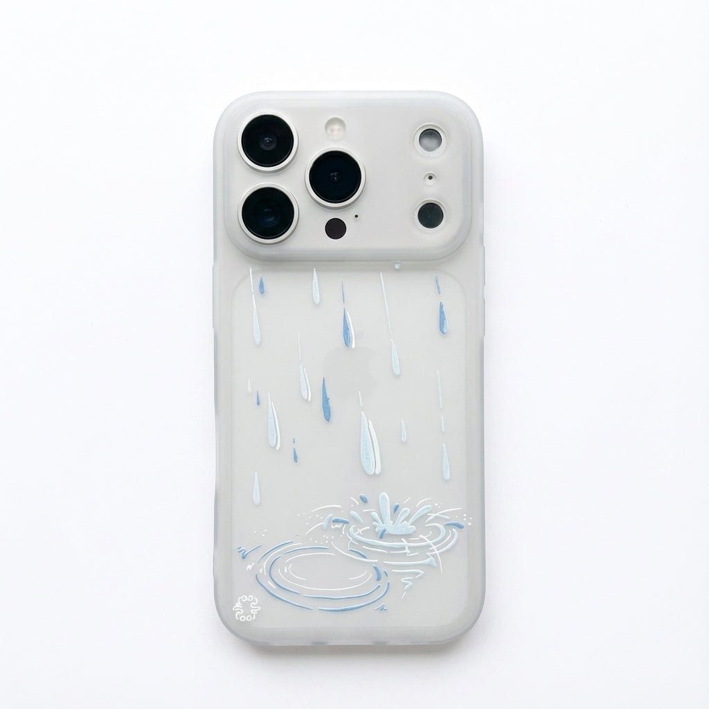 Kawaii Raindrop Ripple iPhone Case