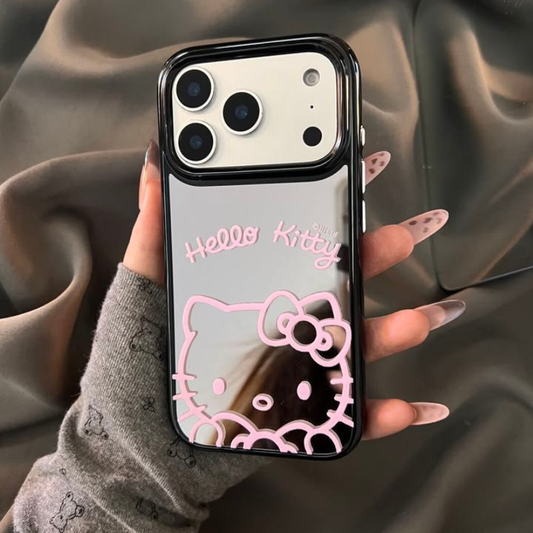 Kawaii Hello Kitty Mirror Phone Case