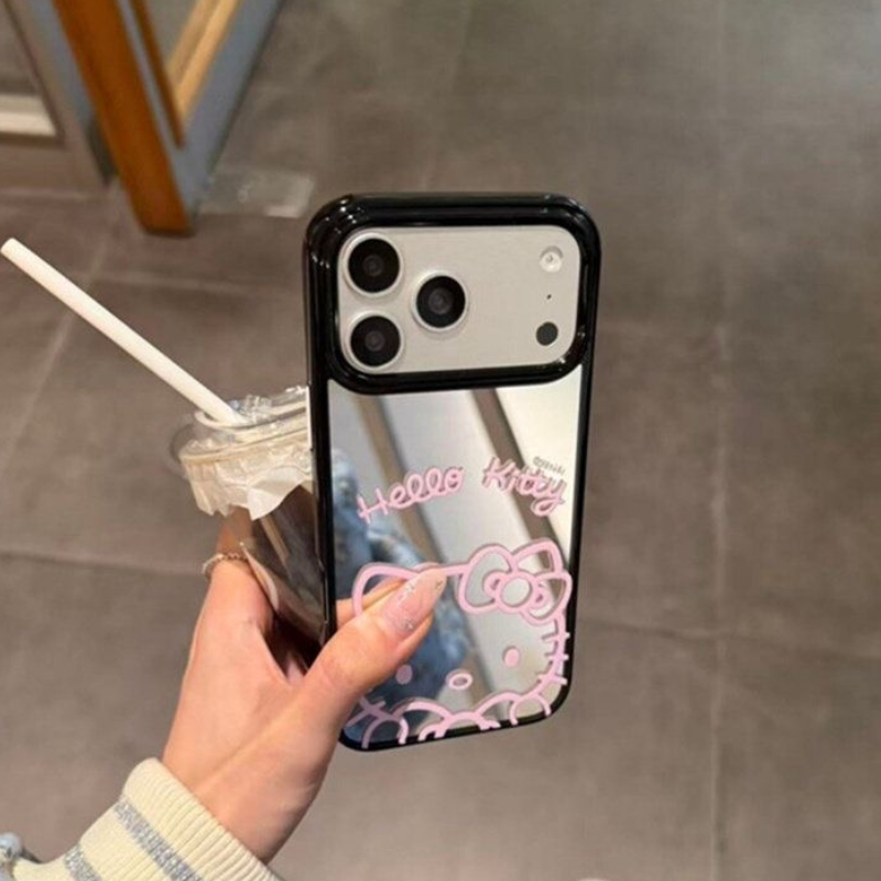 Kawaii Hello Kitty Mirror Phone Case