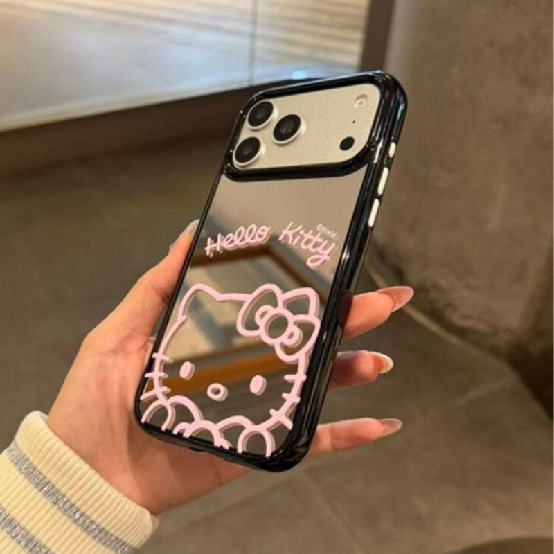Kawaii Hello Kitty Mirror Phone Case