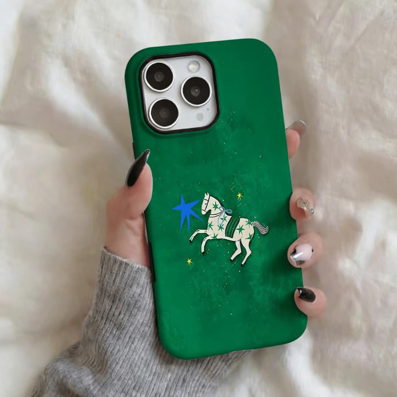 Magical Unicorn Green iPhone Case