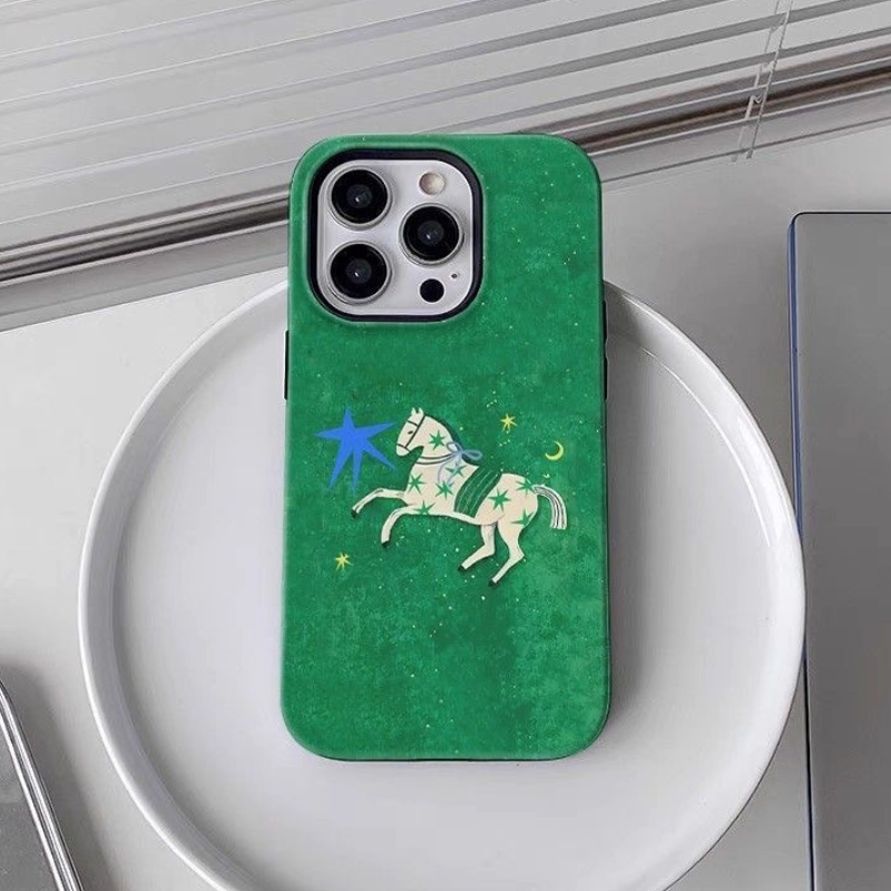 Magical Unicorn Green iPhone Case