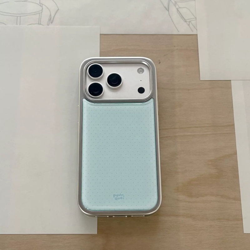 Soft Blue iPhone Case