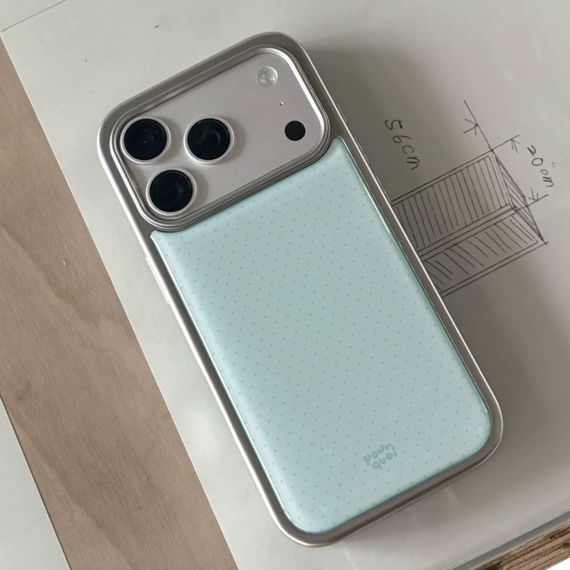 Soft Blue iPhone Case